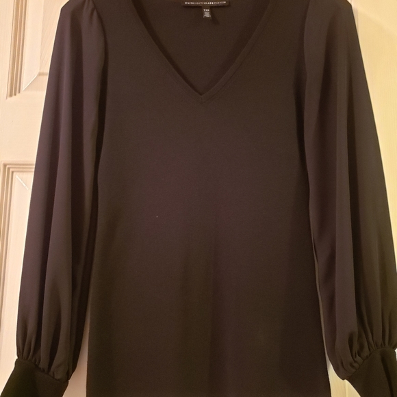 WHBM Sheer Sleeve Sweater - Picture 1 of 4